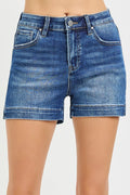Risen Jeans Hise Rise Side Slit Basic Shorts